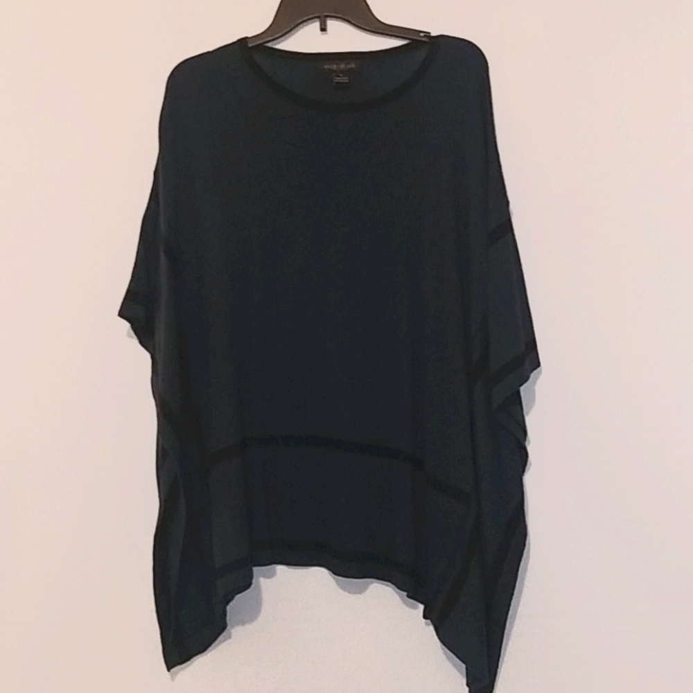August Silk Poncho Style Sweater